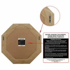 Brand new ✔️ Empire Art Direct Beveled Multi Faceted Octagons Wall Mirror, 1" Beveled Center, Wood Frame ⭐ -Cheap wall decor Store 0041515e0c992161 6016 w800 h800 b1 p0