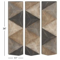 Deals 👏 Brimfield & May Set Of 3 Brown Wood Farmhouse Abstract Wall Decor 45336 😉 -Cheap wall decor Store 018175b10b2bf783 6649 w800 h800 b1 p0