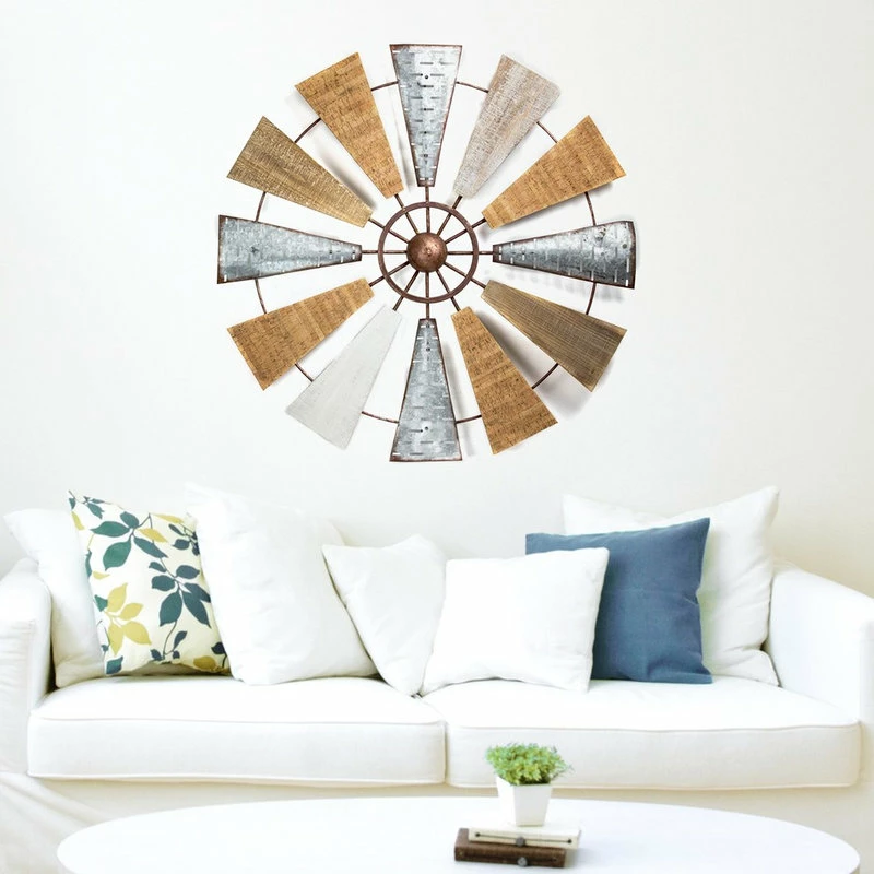 Best Sale โจ American Art Decor, Inc. Wood And Metal Windmill Wall Decor ๐ 4 Best Sale โจ American Art Decor, Inc. Wood And Metal Windmill Wall Decor ๐ - Image 2