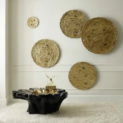 Coupon 🎉 Phillips Collection Molten Disc Wall Art, Gold Leaf, Medium ✔️ -Cheap wall decor Store 047175380f2208e3 8948 w800 h800 b0 p0