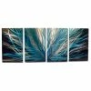 Brand new 🎁 Miles Shay Metal Art Metal Wall Art Decor Abstract Contemporary Modern Sculpture- Radiance Blues 😉 -Cheap wall decor Store 0741eb4203c5822f 6168 w800 h800 b1 p0