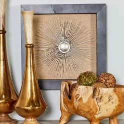 Promo 🤩 Brimfield & May Set Of 2 Brown Metal Contemporary Abstract Wall Decor, 18" X 18" 🧨 -Cheap wall decor Store 09a122f200523632 2274 w800 h800 b0 p0