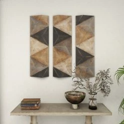 Deals 👏 Brimfield & May Set Of 3 Brown Wood Farmhouse Abstract Wall Decor 45336 😉 -Cheap wall decor Store 0e71cb4f0197e0a7 6649 w800 h800 b0 p0