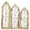 Outlet 😀 Mexican Imports Gothic Architectural Windows, Set Of 3, White & Brown, (3) Multiple Sizes ✨ -Cheap wall decor Store 10c1a990063d16e9 0864 w800 h800 b1 p0