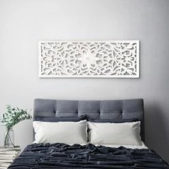 Budget 😀 Madeleine Home Inc. Remo Wall Medallion, 18"x48", White 🎉 -Cheap wall decor Store 124102d10d8869bf 9805 w800 h800 b0 p0
