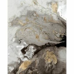 Flash Sale 🥰 Giant Art "Ocean Splash I Grey Version" Fine Art Giant Canvas Print, 54"x84" ⌛