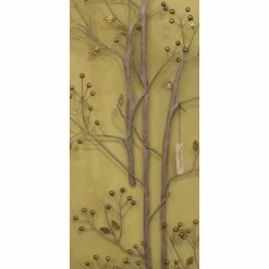 Top 10 👍 Dr. Livingstone I Presume Contemporary Flower Branch Wall Art, Modern Silver Metal 🔥 -Cheap wall decor Store 1401fe1807c8a4d4 7191 w800 h800 b0 p0