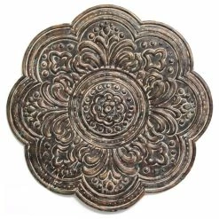 Deals 🌟 Stratton Home Decor Stratton Home Transitional Metal Wall Decor With Brown Finish S11571 👍