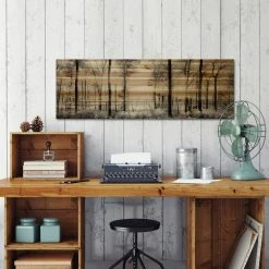 Cheapest 🥰 Parvez Taj "Panoramic Forest" Painting Print On Natural Pine Wood, 60"x20" ❤️ 17 Cheapest 🥰 Parvez Taj "Panoramic Forest" Painting Print On Natural Pine Wood, 60"x20" ❤️ -Cheap wall decor Store 1bc1f2870ea9e185 1883 w800 h800 b0 p0