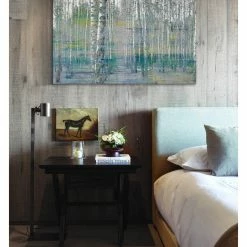 Discount 🔥 Parvez Taj "Teal Tree Forest" Painting Print On Wrapped Canvas, 45"x30" 👍 -Cheap wall decor Store 1da107060ea9d2e1 8108 w800 h800 b0 p0