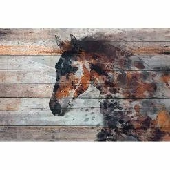 Cheapest 🤩 Marmont Hill, "Fire Horse" By Irena Orlov Painting On Wrapped Canvas, 36x24 😀