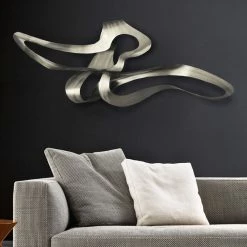 Cheapest ✔️ Nova Of California Graceful 26" Wall Art Crafted From Ground Stainless Steel 👏 -Cheap wall decor Store 1f117d33004f0ed0 5619 w800 h800 b0 p0