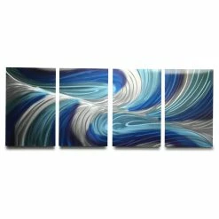 Discount 😍 Miles Shay Metal Art “Echo 3 Blues V2” Metal Wall Art 👍