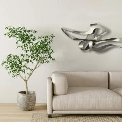 Cheapest ✔️ Nova Of California Graceful 26" Wall Art Crafted From Ground Stainless Steel 👏 -Cheap wall decor Store 261196f60052b39e 5619 w800 h800 b0 p0