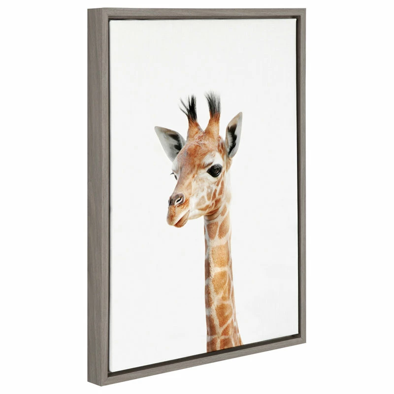 Coupon ๐ Uniek Sylvie Baby Giraffe Animal Print Framed Canvas Art By Amy Peterson, 18x24 ๐ 4 Coupon ๐ Uniek Sylvie Baby Giraffe Animal Print Framed Canvas Art By Amy Peterson, 18x24 ๐ - Image 2