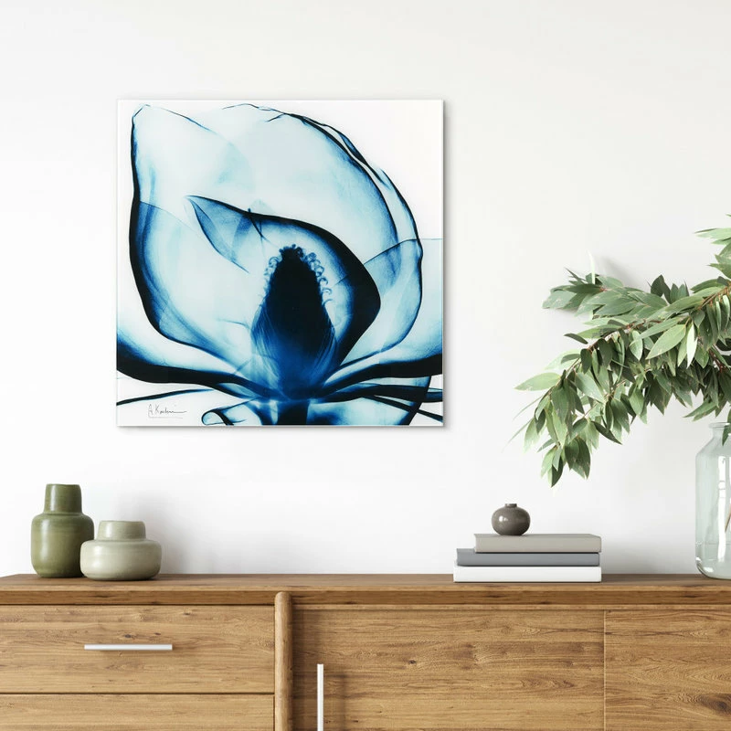 Wholesale ⌛ Empire Art Direct Blue Magnolia X-Ray Flower Wall Art Frameless Free Floating Tempered Glass Panel ⌛ 10 Wholesale ⌛ Empire Art Direct Blue Magnolia X-Ray Flower Wall Art Frameless Free Floating Tempered Glass Panel ⌛ - Image 8