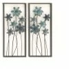 Discount 🛒 Brimfield & May Set Of 2 Gray Metal Traditional Floral Wall Decor 95262 🔔 -Cheap wall decor Store 2ed1efac00523cf7 1658 w800 h800 b1 p0