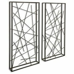 Buy ❤️ StyleCraft Home Collection Contemporary Metal Wall Sculptures Set Of 2 🔔