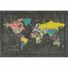 Wholesale ⌛ DDCG Colorful World Map Canvas Wall Art, 48"x32", Unframed 💯 -Cheap wall decor Store 3871399d05a6802f 8582 w800 h800 b1 p0