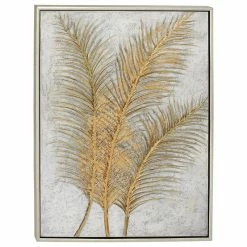 Best deal 💯 CosmoLiving By Cosmopolitan Glam Gold Canvas Framed Wall Art 43978 👍
