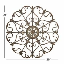 Discount 😀 Brimfield & May Antique Style Metal 3D Wall Decor W/ Fleur De Lis Designs 🧨 -Cheap wall decor Store 442147d2011d1e3b 6793 w800 h800 b0 p0