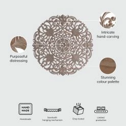 Budget 🎉 Madeleine Home Inc. Frasso White Wall Medallion, Gray 🧨 -Cheap wall decor Store 44511fc302dfb8f6 4719 w800 h800 b0 p0