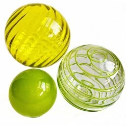 Top 10 👍 Worldly Goods Too Sphere Set Of 3, Lemon Lime 🥰