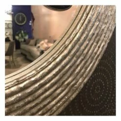 Budget 🎁 Uttermost Elegant Silver Ribbed Organic Style Wall Mirror, Oval Twig Reeded Vanity Modern 👍 -Cheap wall decor Store 44f179e002b09401 9699 w800 h800 b0 p0