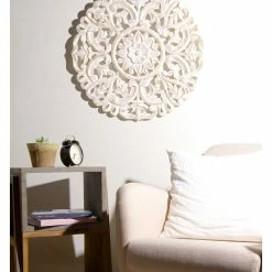 Wholesale ✨ Best Home Fashion Round Decorative Whitewashed Carved Wood Wall Panel 🎁 -Cheap wall decor Store 4d21fd5b0ca4b58a 2762 w800 h800 b0 p0