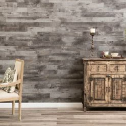 Budget ✨ Nance Industries E-Z Wall Peel And Press Driftwood Wall Planks ❤️