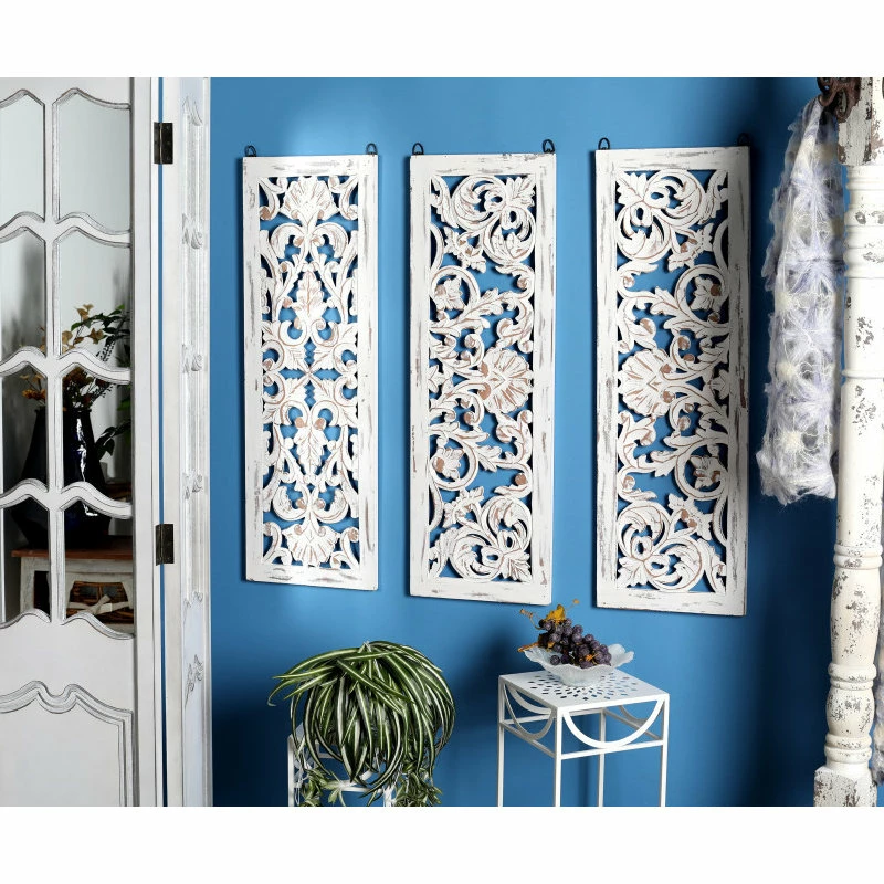 Deals ๐ฅฐ Brimfield & May Set Of 3 Grey Wood Traditional Wall Decor, 12" X 36" ๐ 6 Deals ๐ฅฐ Brimfield & May Set Of 3 Grey Wood Traditional Wall Decor, 12" X 36" ๐ - Image 4