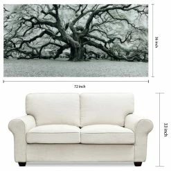 Brand new 💯 Empire Art Direct "The Angel Oak" Wall Art Frameless Free Floating Tempered Art Glass 72"x36" 😉 -Cheap wall decor Store 5c0107d90e8ecfe1 7069 w800 h800 b1 p0