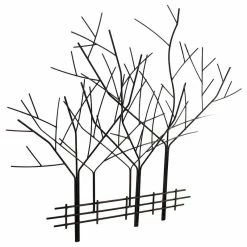 Budget 🎉 Zeckos Aged Copper Finished Wrought Iron Winter Tree Wall Sculpture 👏