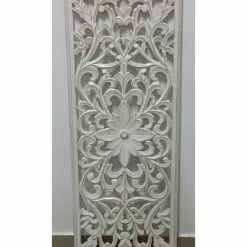 Budget 😀 Madeleine Home Inc. Remo Wall Medallion, 18"x48", White 🎉 -Cheap wall decor Store 6311b1590d8869bf 9805 w800 h800 b0 p0