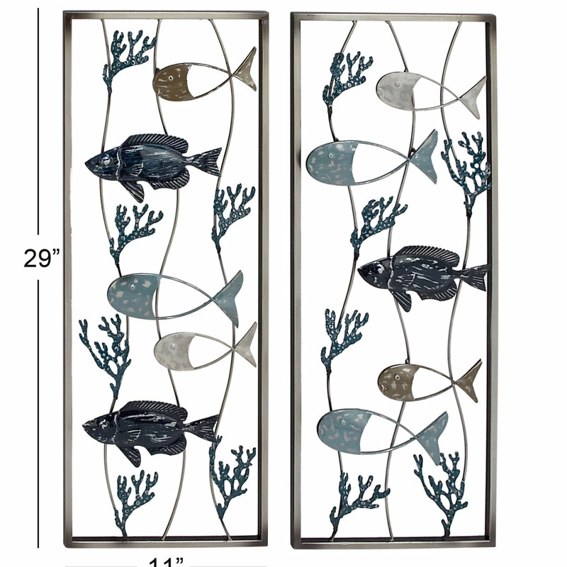 Cheapest π― Brimfield & May Coastal Blue Metal Wall Decor 23473 π 6 Cheapest π― Brimfield & May Coastal Blue Metal Wall Decor 23473 π - Image 4