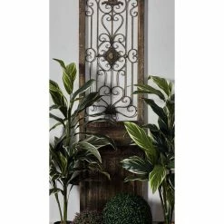 Best deal 🥰 Brimfield & May Brown Wood Rustic Scroll Door Inspired Wall Decor With Metal Wire 19" X 1" X 72" ✔️ -Cheap wall decor Store 65e1c6970b217b96 6912 w800 h800 b0 p0