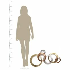 Best Pirce 🧨 Stratton Home D�cor Stratton Home Decor Multi Metallic Rings Wall Decor 🥰 -Cheap wall decor Store 6921e24e0d38a6de 7819 w800 h800 b1 p0