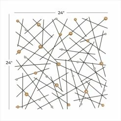 Cheap ⌛ Brimfield & May Black Metal Contemporary Wall Decor, 24x24x1 🤩 -Cheap wall decor Store 6f112c2900523ae7 2344 w800 h800 b0 p0