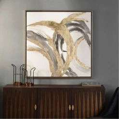 Discount 😉 StyleCraft Home Collection Contemporary Motion Wall Accent, Brass And Brown 🔥 -Cheap wall decor Store 73e163f0017ac5ef 6430 w800 h800 b0 p0