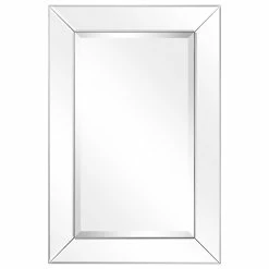 Cheapest 🔔 Empire Art Direct Antique Beveled Rectangle Wall Mirror, 1" Beveled Center, Wood Frame, 30"x20" 🛒