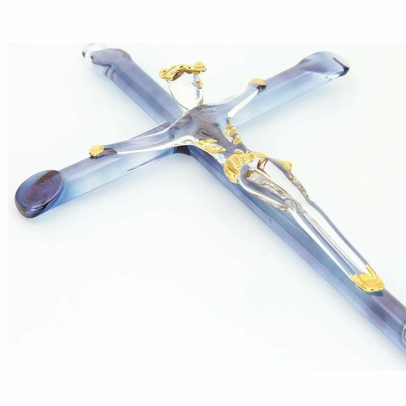 Brand new π GlassOfVenice Murano Glass Wall Crucifix π 4 Brand new π GlassOfVenice Murano Glass Wall Crucifix π - Image 2
