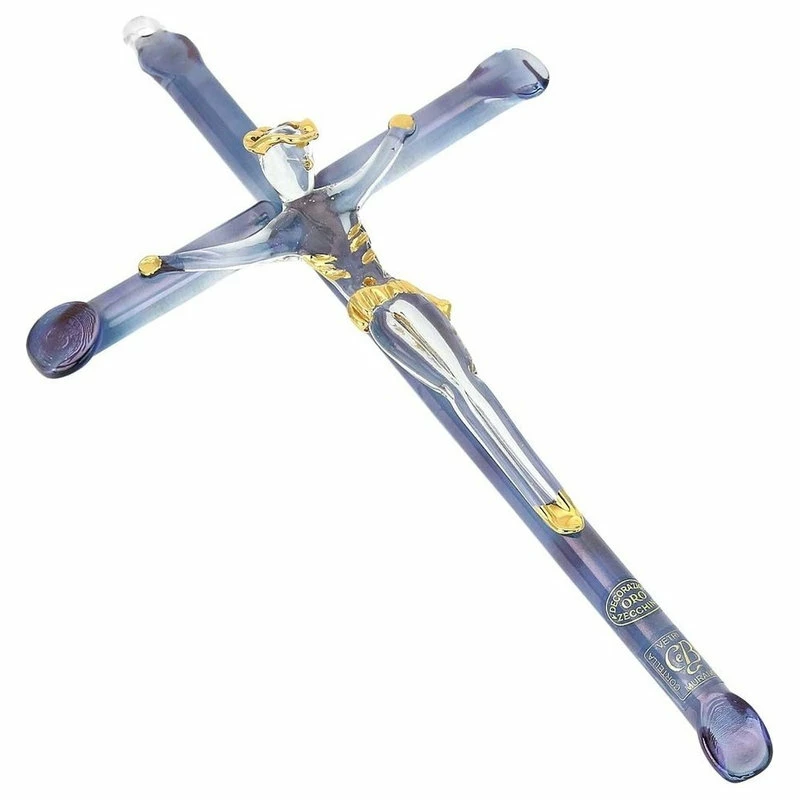 Brand new π GlassOfVenice Murano Glass Wall Crucifix π 3 Brand new π GlassOfVenice Murano Glass Wall Crucifix π