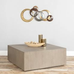 New ❤️ Stratton Home Decor Metallic Rings Wall Decor 🔔 -Cheap wall decor Store 7d81b47102476e28 8461 w800 h800 b0 p0