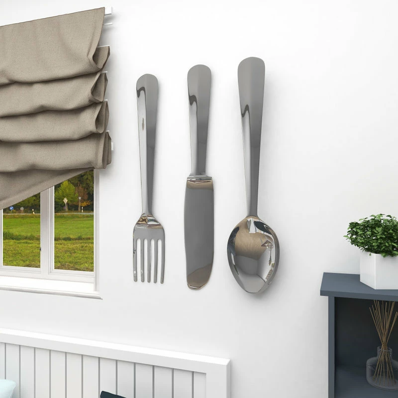 Cheap π Brimfield & May Set Of 3 Silver Aluminum Traditional Wall Decor 26168 𧨠9 Cheap π Brimfield & May Set Of 3 Silver Aluminum Traditional Wall Decor 26168 𧨠- Image 7