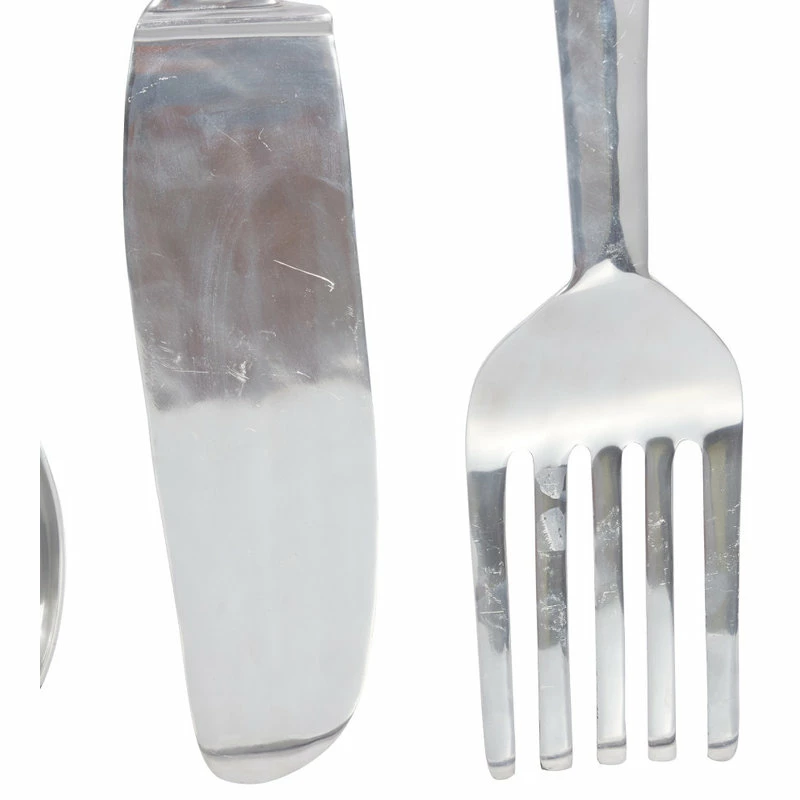 Cheap π Brimfield & May Set Of 3 Silver Aluminum Traditional Wall Decor 26168 𧨠5 Cheap π Brimfield & May Set Of 3 Silver Aluminum Traditional Wall Decor 26168 𧨠- Image 3