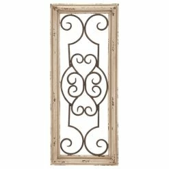 Budget ๐งจ Brimfield & May Farmhouse White Wood Wall Decor 52732 ๐