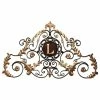 Hot Sale 👍 My Swanky Home Lavish Gold Bronze Iron Scroll Monogram Wall Plaque Overdoor Palace Initial Arch 🛒 -Cheap wall decor Store 7f1165410f99b767 1585 w800 h800 b1 p0