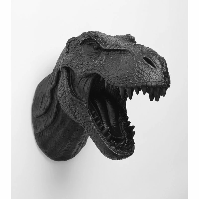 Coupon ๐ฅ White Faux Taxidermy® Faux Resin T-Rex Head Wall Mount, Black ๐ 4 Coupon ๐ฅ White Faux Taxidermy® Faux Resin T-Rex Head Wall Mount, Black ๐ - Image 2