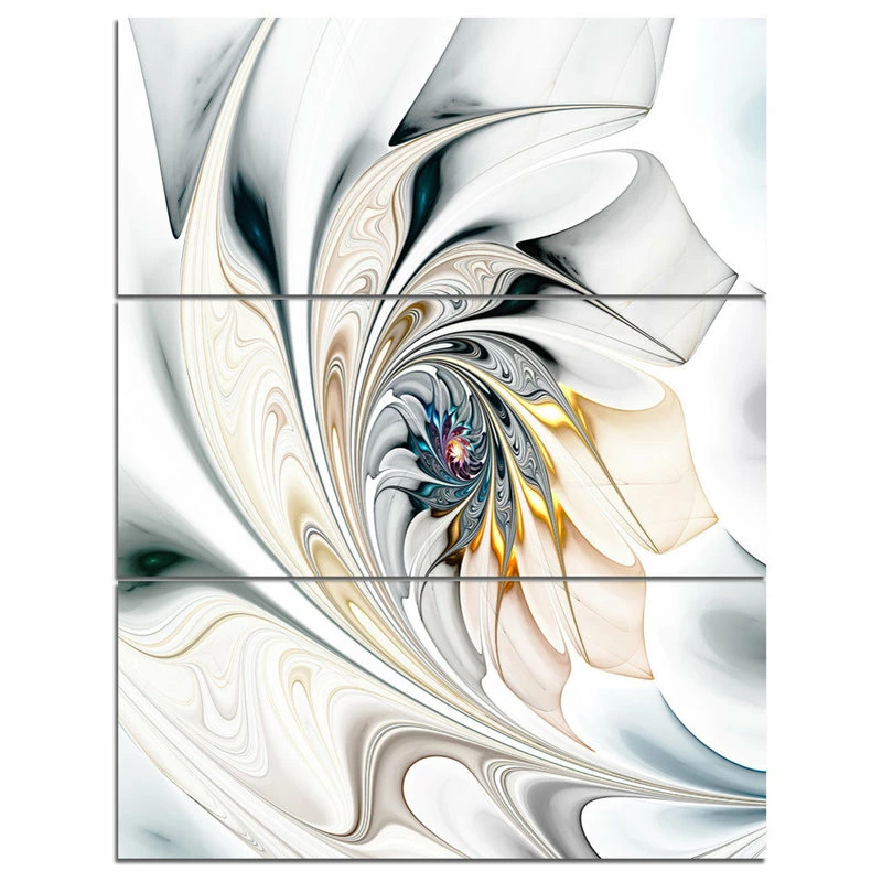 Cheapest โ๏ธ Designart Inc "White Stained Glass Floral Art" Metal Wall Art, 3 Panels, 28"x36" ๐ 3 Cheapest โ๏ธ Designart Inc "White Stained Glass Floral Art" Metal Wall Art, 3 Panels, 28"x36" ๐