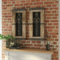 New 🛒 Aspire Home Accents, Inc. Antique Key Wood Wall Decor Set Of 2 😉 -Cheap wall decor Store 8a81bbfc02acccff 9571 w800 h800 b0 p0